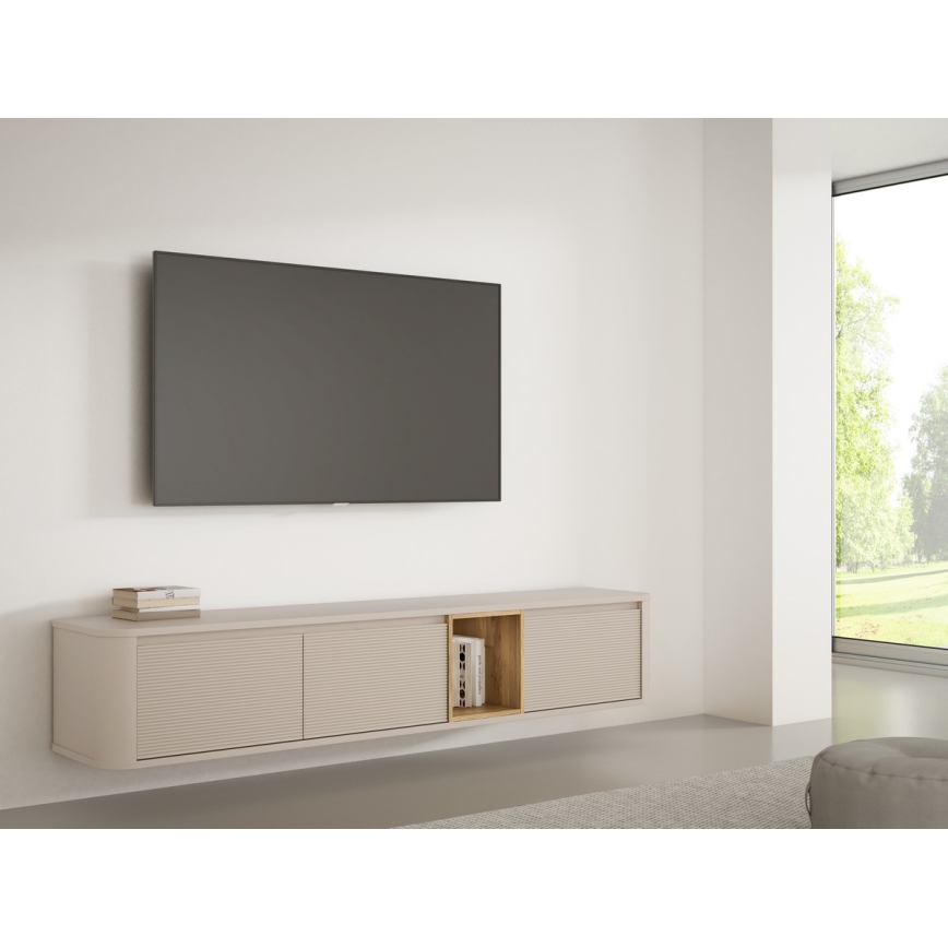 TV-bänk WARO beige/brun