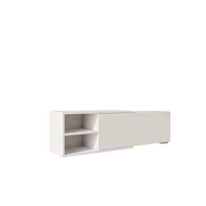 TV bord CLIF 40x180 cm vit