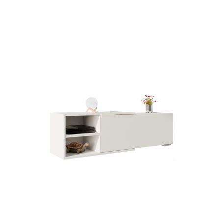 TV bord CLIF 40x180 cm vit