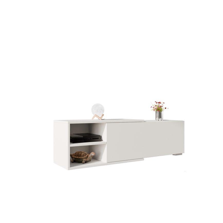 TV bord CLIF 40x180 cm vit