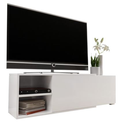 TV bord CLIF 40x180 cm vit