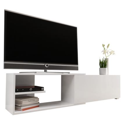 TV bord CLIF 40x180 cm vit