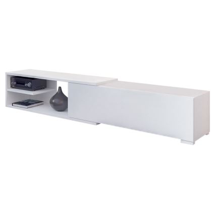 TV bord CLIF 40x180 cm vit