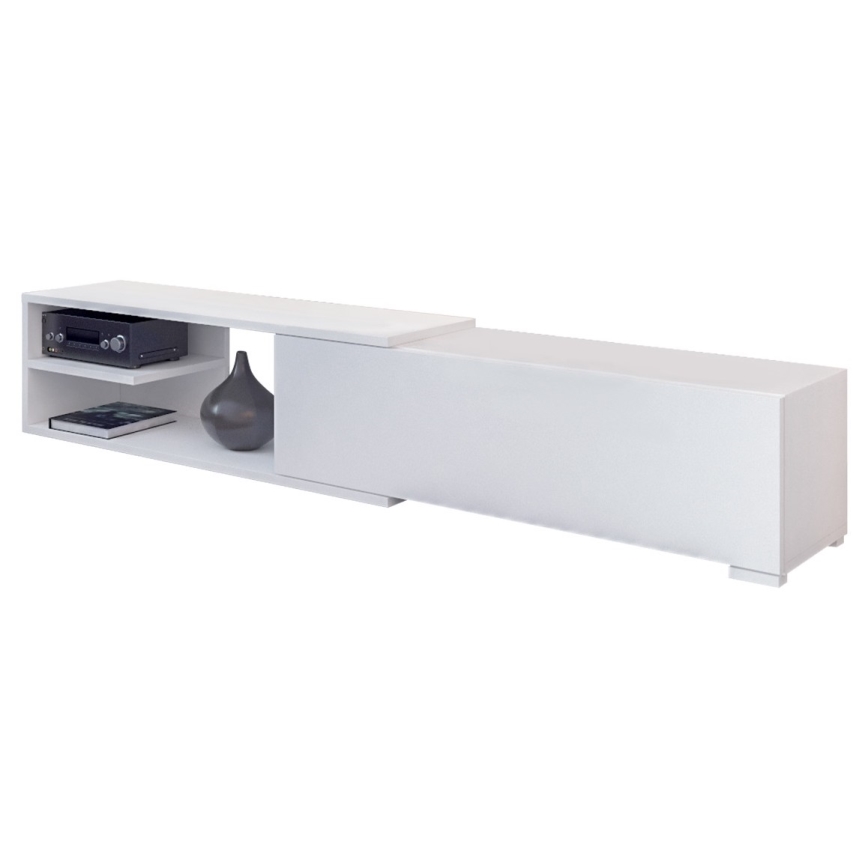 TV bord CLIF 40x180 cm vit