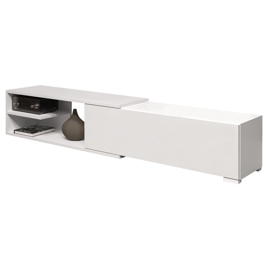 TV bord CLIF 40x180 cm vit