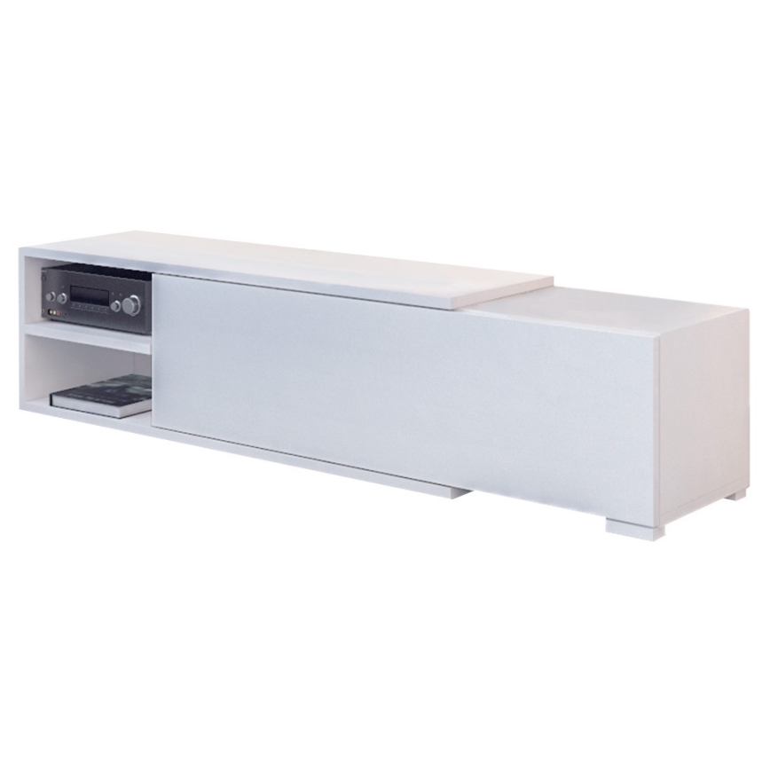 TV bord CLIF 40x180 cm vit