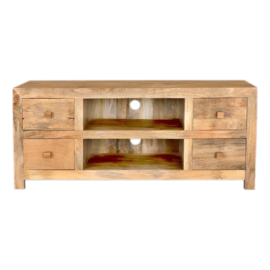 TV bord HINA 60x140 cm massivt trä/mangoträd