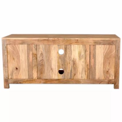 TV bord HINA 60x140 cm massivt trä/mangoträd