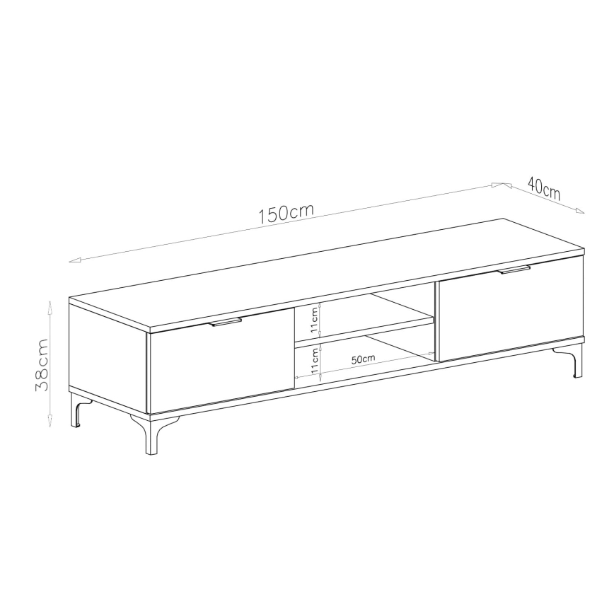 TV-bord LORA ek artisan