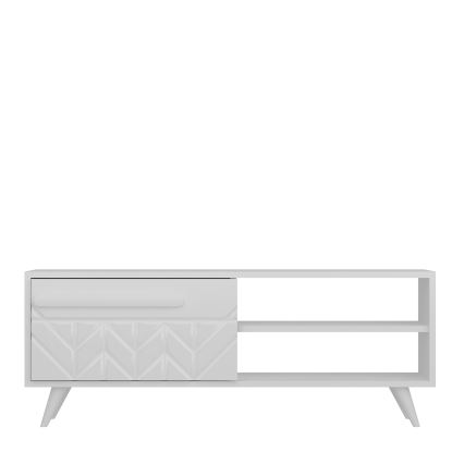 TV bord VENEDIK 43,7x120 cm vit