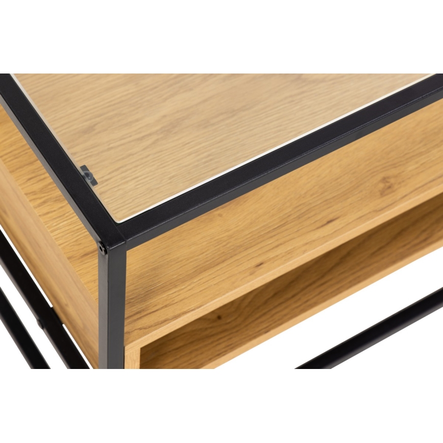 TV bord ZEIN ek/svart