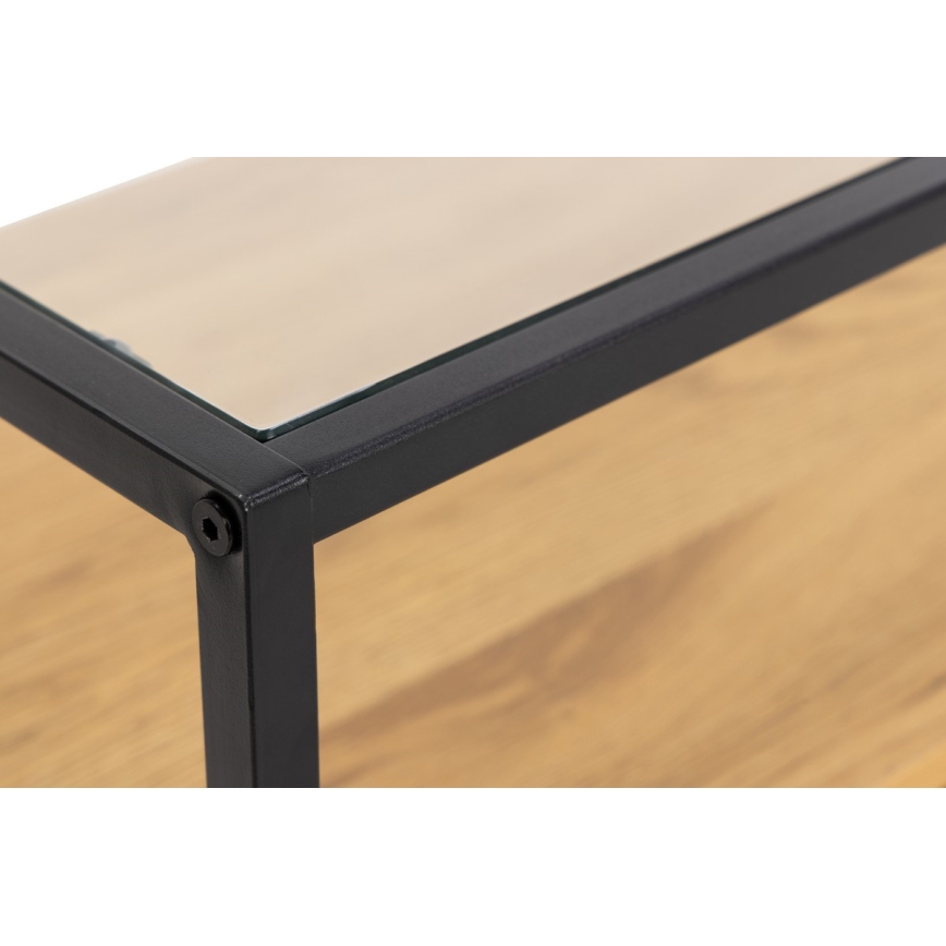 TV bord ZEIN ek/svart
