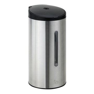 Tvåldispenser 10,2x22 cm silver/vit