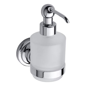 Tvåldispenser 7,5 x 15 cm, silver