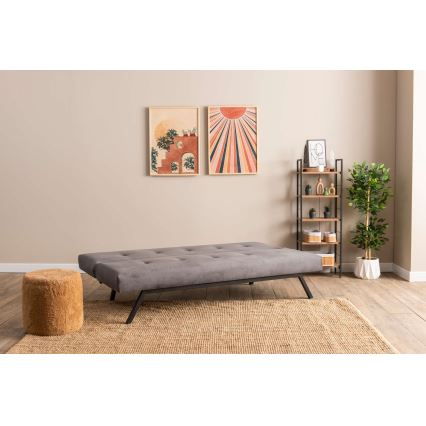 Tvåsitsig bäddsoffa BAKU grå