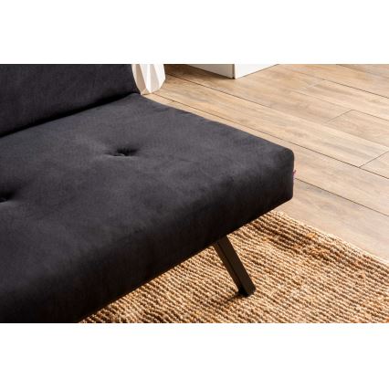Tvåsitsig bäddsoffa BAKU svart