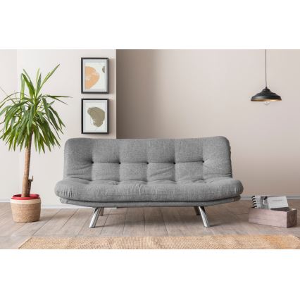 Tvåsitsig bäddsoffa BINA ljusgrå