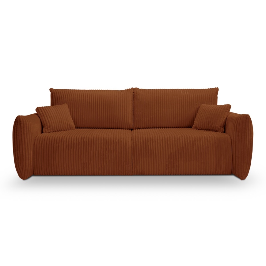 Tvåsitsig bäddsoffa FRIDA, brun