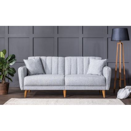 Tvåsitsig bäddsoffa KITO, grå