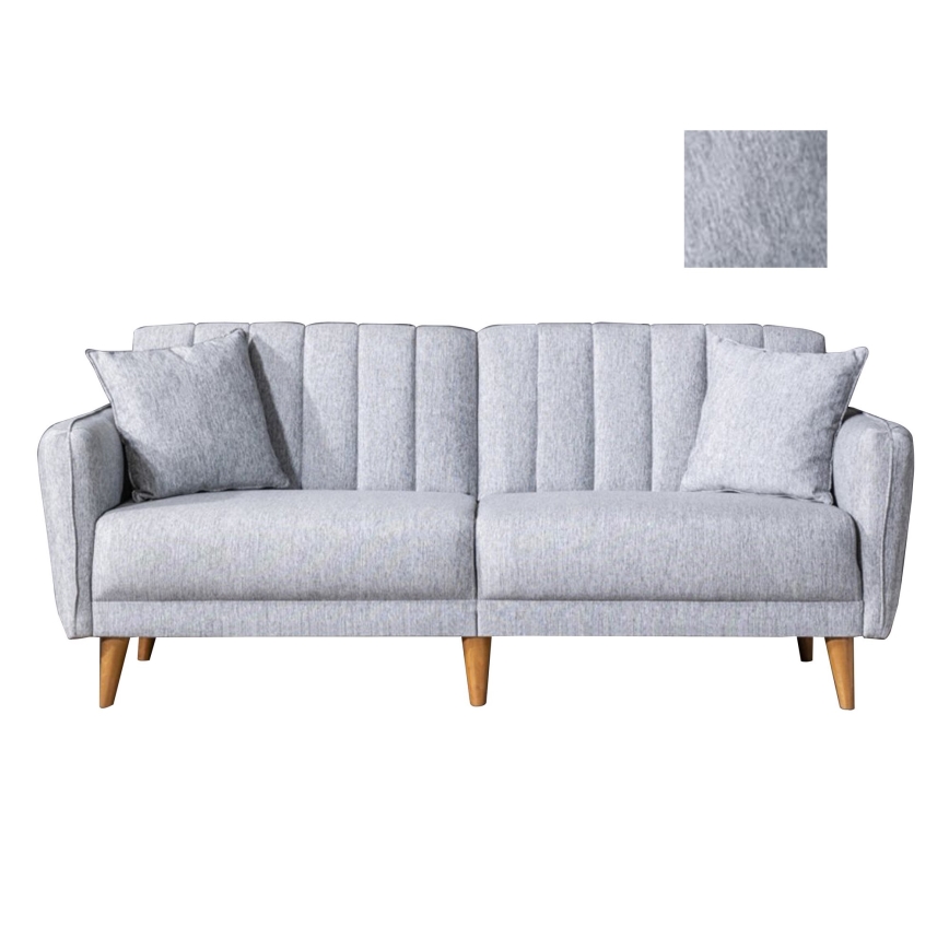 Tvåsitsig bäddsoffa KITO, grå