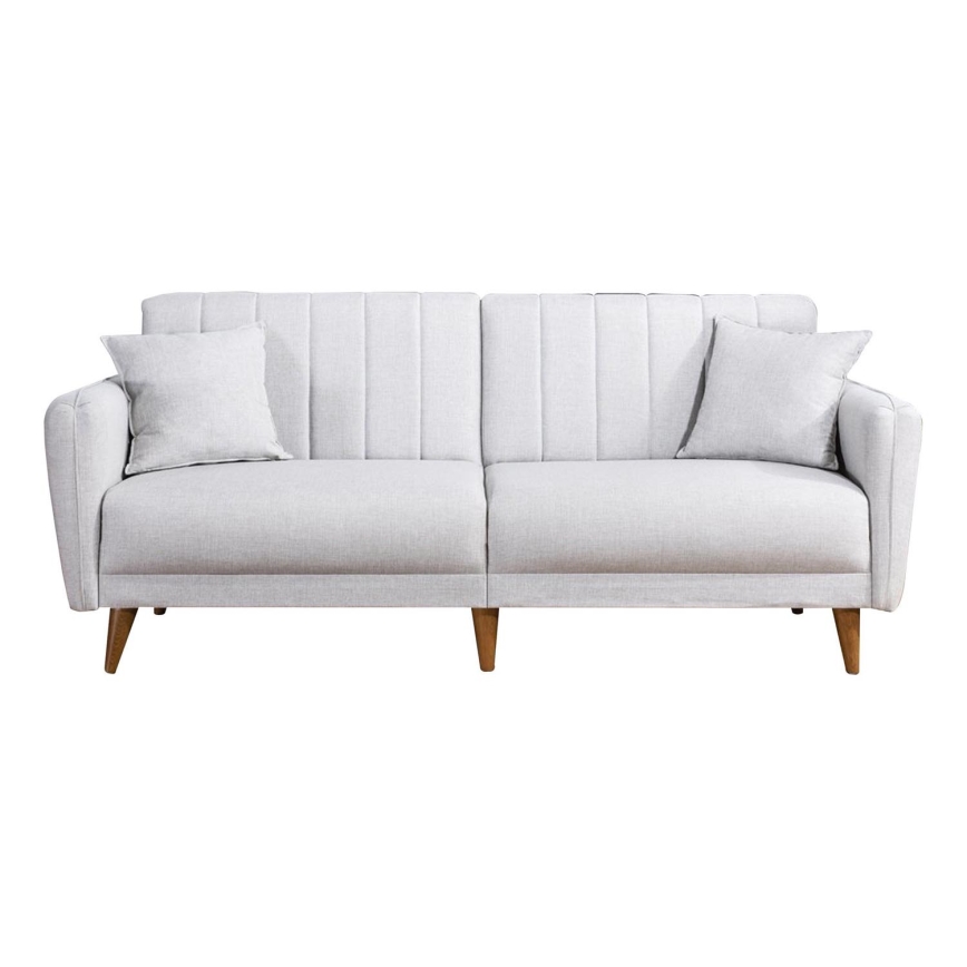 Tvåsitsig bäddsoffa KITO, krämfärgad