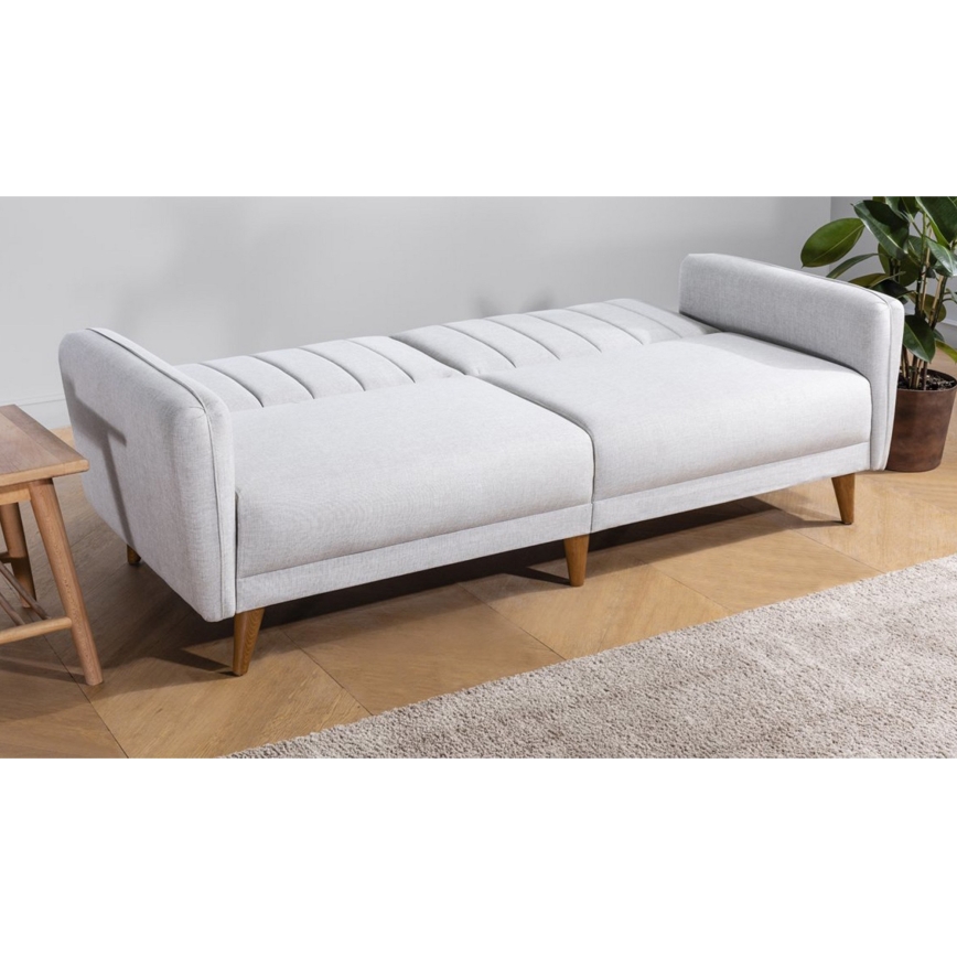 Tvåsitsig bäddsoffa KITO, krämfärgad