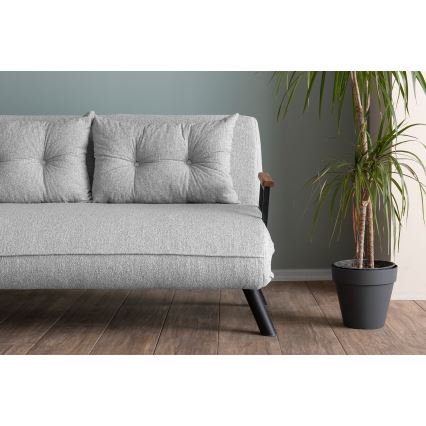 Tvåsitsig bäddsoffa QIRA, grå