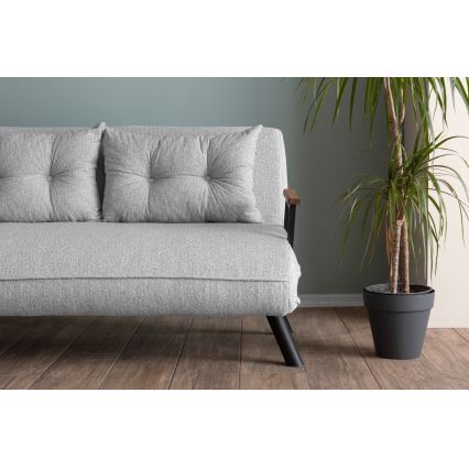Tvåsitsig bäddsoffa QIRA, grå
