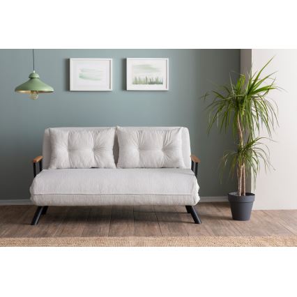 Tvåsitsig bäddsoffa QIRA vit