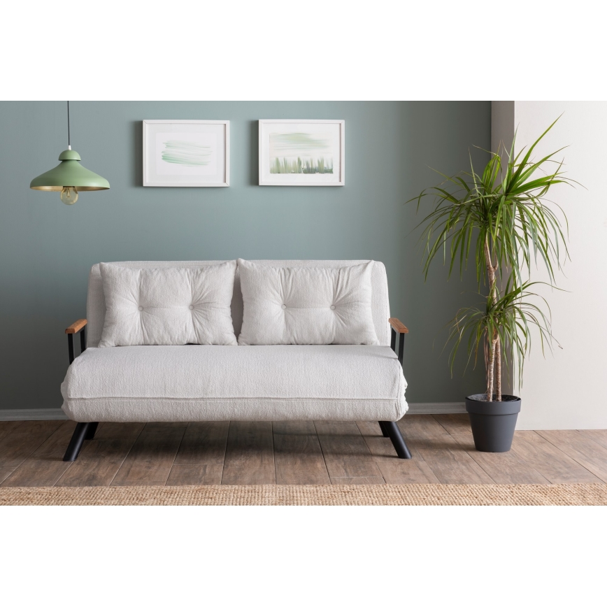 Tvåsitsig bäddsoffa QIRA vit