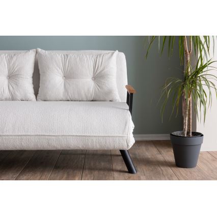 Tvåsitsig bäddsoffa QIRA vit