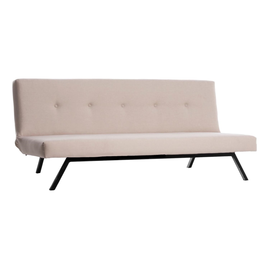 Tvåsitssoffa LOKO krämfärgad/beige