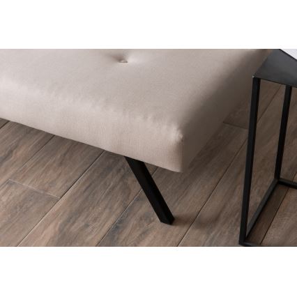 Tvåsitssoffa LOKO krämfärgad/beige