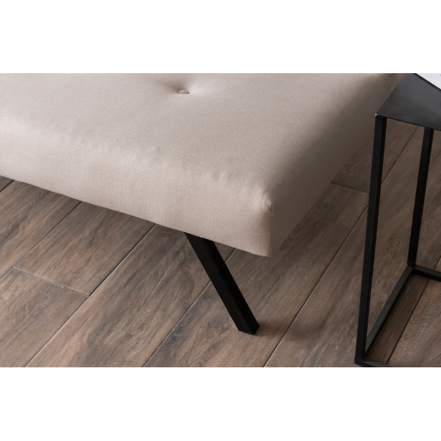 Tvåsitssoffa LOKO krämfärgad/beige