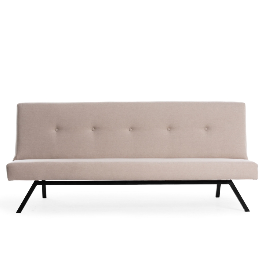 Tvåsitssoffa LOKO krämfärgad/beige