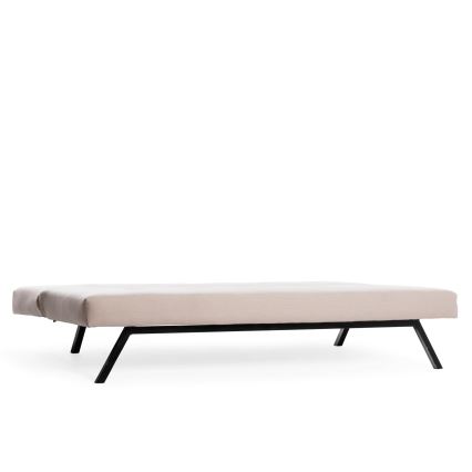 Tvåsitssoffa LOKO krämfärgad/beige