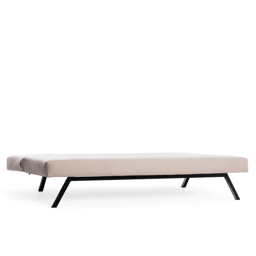 Tvåsitssoffa LOKO krämfärgad/beige