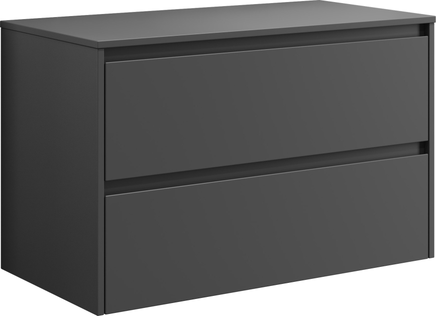 Tvättställsskåp TRONDHEIM 90 cm antracit