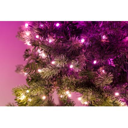 Twinkly - LED RGB Ljusreglerad Julkrans 50xLED diameter 60 cm Wi-Fi