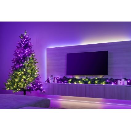Twinkly - Світлодіодна RGBW різдвяна гірлянда GARLAND 50xLED 2,7 м з можливістю дімінації Wi-Fi