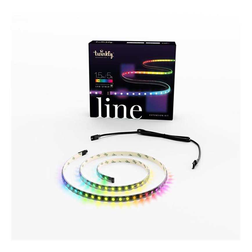 Twinkly - LED RGB Förlängning ljusreglerad list LINE 100xLED 1,5 m Wi-Fi