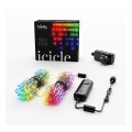 Twinkly - LED RGB Ljusreglerad utomhus Julgardin ICICLE 190xLED 11,5m IP44 Wi-Fi