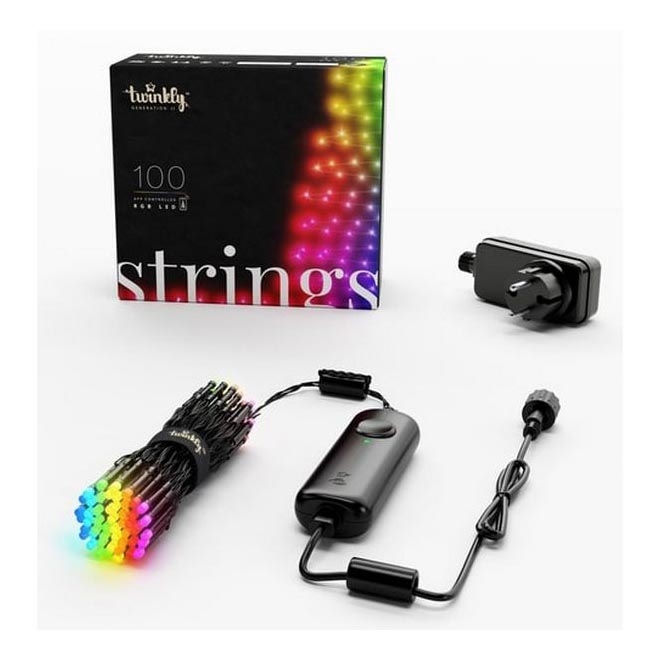 Twinkly - LED RGB Ljusreglerad utomhus Julkedja STRINGS 100xLED 11,5m IP44 Wi-Fi