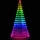Twinkly - LED RGBW Dimbart utomhus julgran LIGHT TREE 300xLED 2m IP44 Wi-Fi