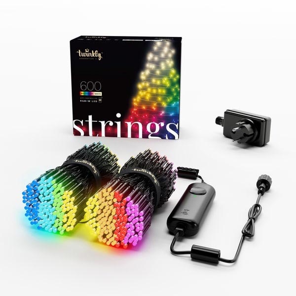 Twinkly - LED RGBW Ljusreglerad utomhus Julkedja STRINGS 600xLED 51,5m IP44 Wi-Fi