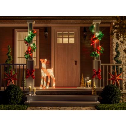 Twinkly - LED RGBW Dimbara utomhus julren REINGEERS 200xLED IP44 Wi-Fi