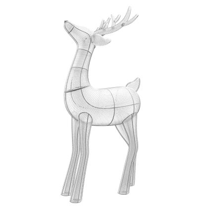 Twinkly - LED RGBW Ljusreglerad utomhus Jul ren REINGEERS 240xLED IP44 Wi-Fi