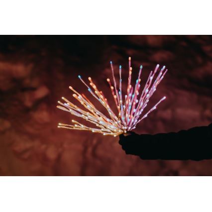 Twinkly - LED RGB Ljusreglerad utomhus poinsettia SPRITZER 200xLED IP44 Wi-Fi