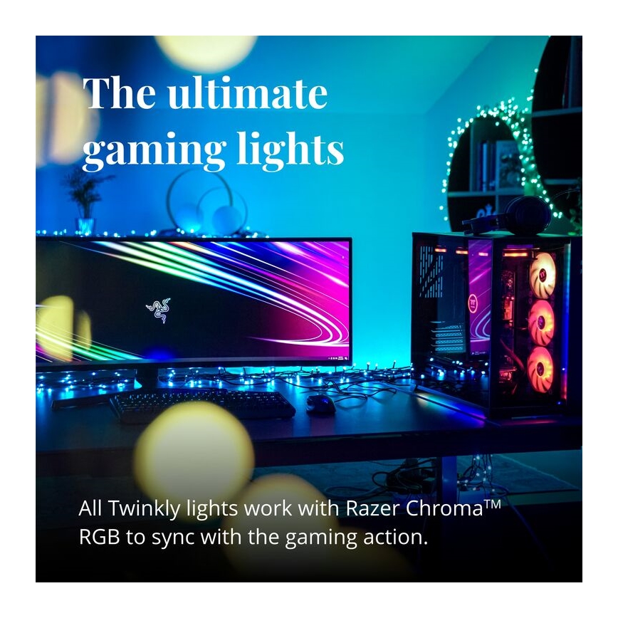 Twinkly - LED RGB Ljusreglerad utomhus poinsettia SPRITZER 200xLED IP44 Wi-Fi