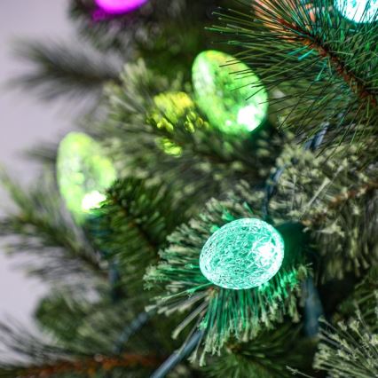 Twinkly - LED RGB Ljusreglerad utomhus Julkedja FACETED 80xLED 26,5 m IP44 Wi-Fi